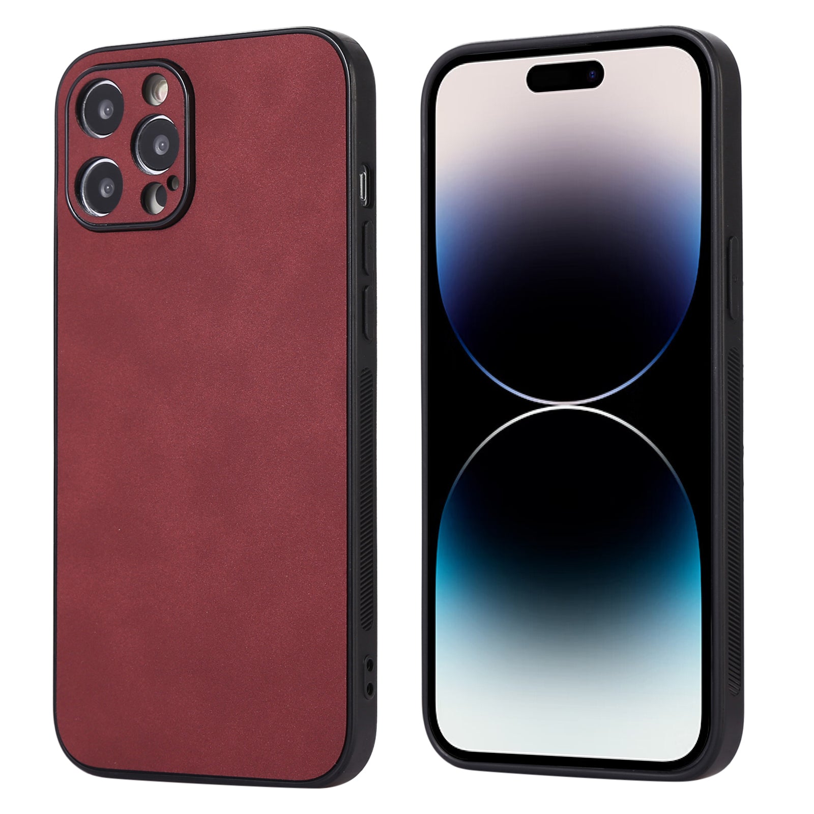 For iPhone 14 Pro Scratch Resistant Phone Cover PU Leather Coated TPU Case For iPhone 14 Pro Scratch Resistant Phone Cover PU Leather Coated TPU Case